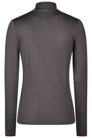 Pikeur DOTS SHIRT polo de concours, coloris basalt grey, vue de dos