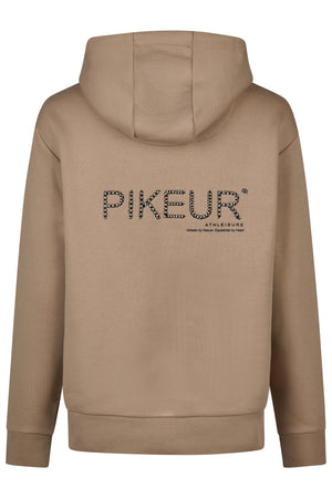 Pikeur HOODY sweat d'équitation, coloris mocha cream, vue de dos