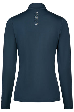 Pikeur ZIP SHIRT polo de concours, coloris pine green, vue de dos