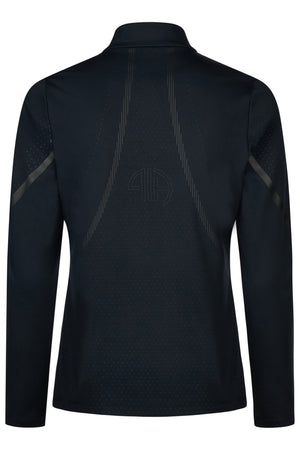 Pikeur ZONE ZIP SHIRT polo de concours, coloris noir, vue de dos