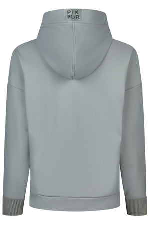 Pikeur PLUSHLUXE HOODY sweat d'équitation, coloris dusty blue, vue de dos