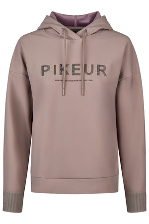 Pikeur PLUSHLUXE HOODY sweat d'équitation, coloris ash mauve, vue de face