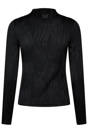 Pikeur Haut manches longues WAVELINE, coloris black, vue de dos
