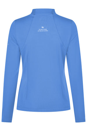 Pikeur ROLLNECK sous-pull technique, coloris electric blue, vue de dos