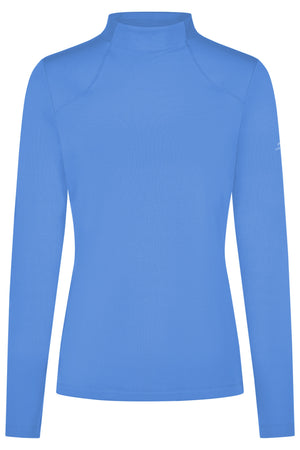 Pikeur ROLLNECK sous-pull technique, coloris electric blue, vue de face