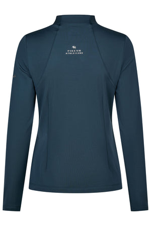 Pikeur ROLLNECK sous-pull technique, coloris pine green, vue de dos