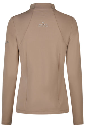 Pikeur ROLLNECK sous-pull technique, coloris mocha cream, vue de dos