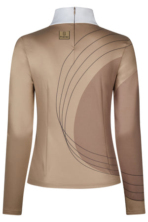 Pikeur COMPETITION SHIRT polo de concours, coloris mocha cream, vue de dos