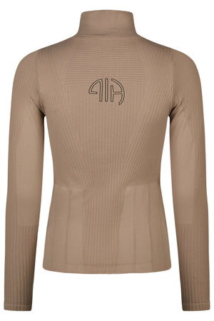 Pikeur 3D KNIT SHIRT polo de concours, coloris mocha cream, vue de dos