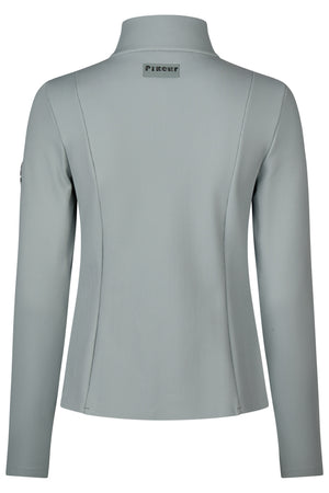 Pikeur FLEECE JACKET veste polaire, coloris dusty blue, vue de dos