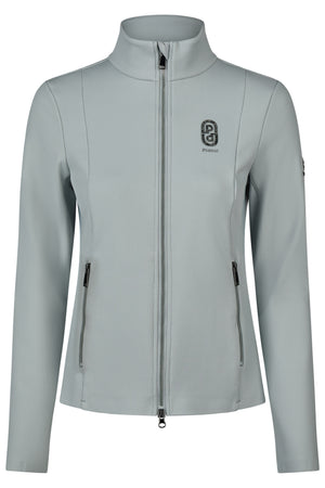 Pikeur FLEECE JACKET veste polaire, coloris dusty blue, vue de face