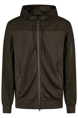 Veste technique homme Pikeur Hoody, coloris olive green, vue de face