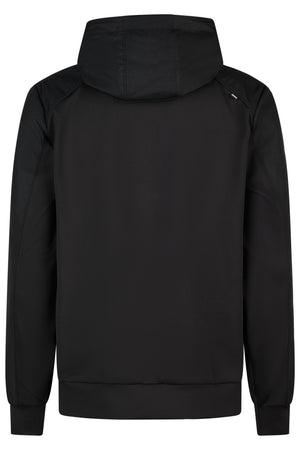 Veste technique homme Pikeur Hoody, coloris noir, vue de dos
