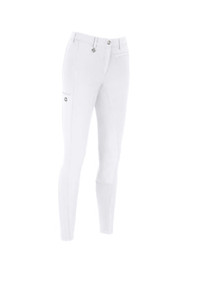 Pantalon d'équitation Pikeur New Lugana FFL Fond Intégral Simili-Cuir - blanc