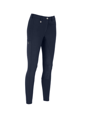 Pantalon d'équitation Pikeur New Lugana FFL Fond Intégral Simili-Cuir - bleu nuit