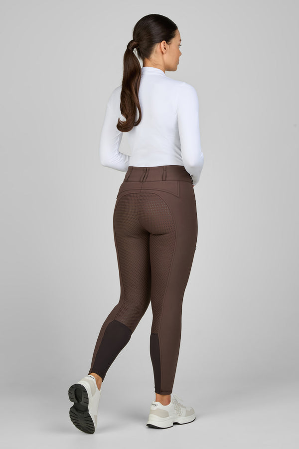 Pantalon d'équitation Candela grip Truffel