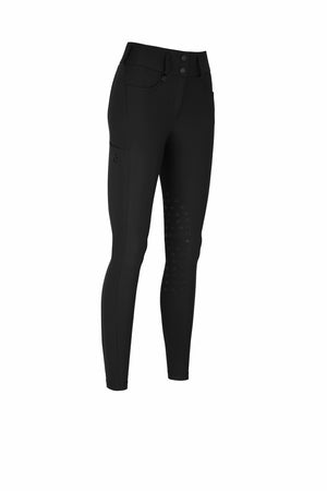 Culotte d'équitation Pikeur Amia SD KN Mid-Waist Black - vue de face