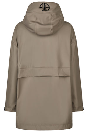 Pikeur RAINZIP CAPE cape imperméable, coloris mocha cream, vue de dos