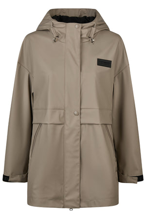 Pikeur RAINZIP CAPE cape imperméable, coloris mocha cream, vue de face