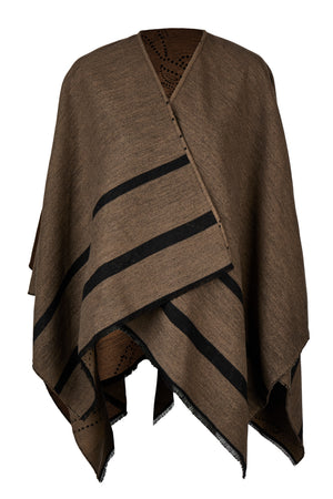 Pikeur CAPE cape imperméable, coloris mocha cream, détail