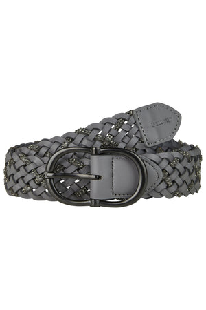 Ceinture tressée Pikeur Braided, coloris basalt grey, vue de face