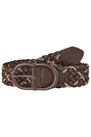 Ceinture tressée Pikeur Braided, coloris chocolate brown, vue de face