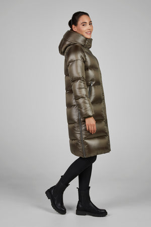Long Quilted Coat PIKEUR QUILTED COAT