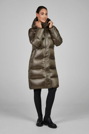 Long Quilted Coat PIKEUR QUILTED COAT