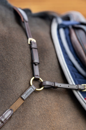 Collier de chasse LeMieux havane vue de profil