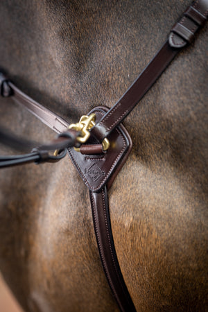 Collier de chasse LeMieux havane monté