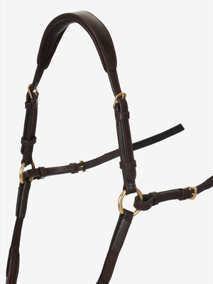 Collier de chasse LeMieux havane détail de l'attache en D