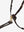 Collier de chasse LeMieux havane détail des boucles laiton