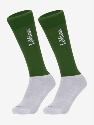 Chaussettes de concours LeMieux vert chasse