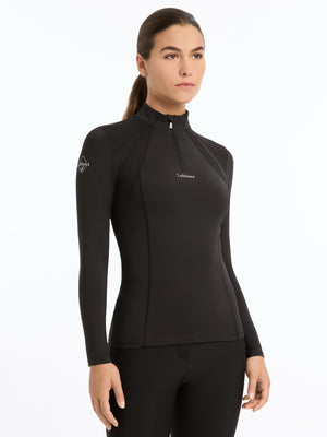Sous-vêtement technique Mia Mesh manches longues noir