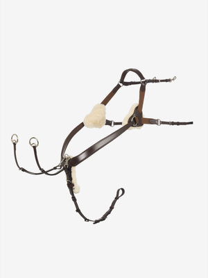 Collier de Chasse Bridge 5 Points Kudos LeMieux - Havane - photo produit