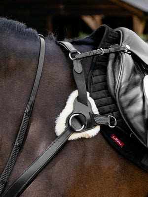 Collier de Chasse Bridge 5 Points Kudos LeMieux - Noir - mise en situation