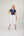 Chemisier de concours Belle Young Rider bleu marine vue de face