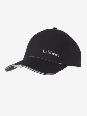 Casquette Torch LeMieux noire détail de la visière