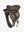 Selle pour poney jouet LeMieux marron vue de profil