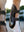 Guêtres ExoFlex LeMieux marron et or vue sur le cheval