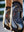 Guêtres ExoFlex LeMieux marron et or vue latérale sur le cheval