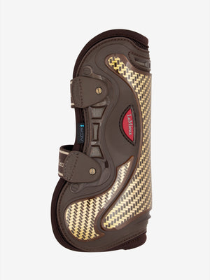 Guêtres ExoFlex LeMieux marron et or vue produit de face