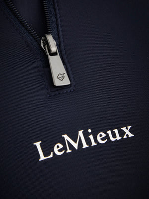 Sous-pull Mia Mesh LeMieux bleu marine détail du maillage