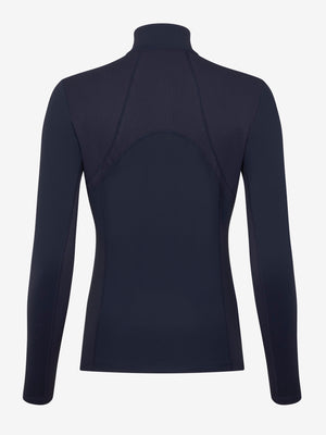 Sous-pull Mia Mesh LeMieux bleu marine vue de trois quarts