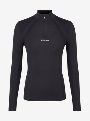 Sous-pull Mia Mesh LeMieux noir vue de profil
