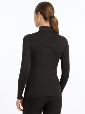 Sous-pull Mia Mesh LeMieux noir détail du col