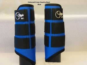 Guêtres de cross Style couleur postérieures Royal blue | Sellerie Bucéphale
