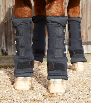 Woof Wear – Guêtres de repos Stable Boot Wraps Premier Equine Black 3 | Sellerie Bucéphale