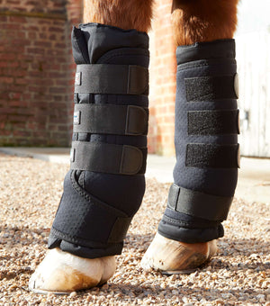Woof Wear – Guêtres de repos Stable Boot Wraps Premier Equine Black 4 | Sellerie Bucéphale