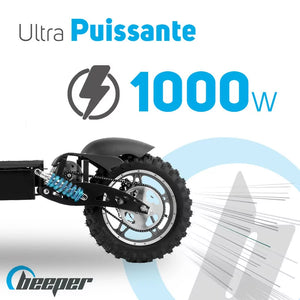 Trottinette elétrica Beeper cross 36V 1000W Com assento